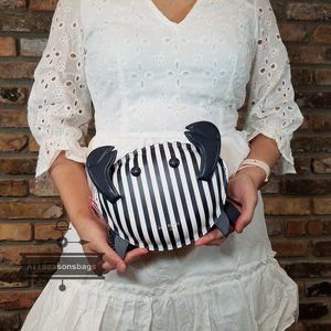 Kate Spade NY New York Authentic Shelly Blazer Blue STRIPE Crossbody Or Clutch
